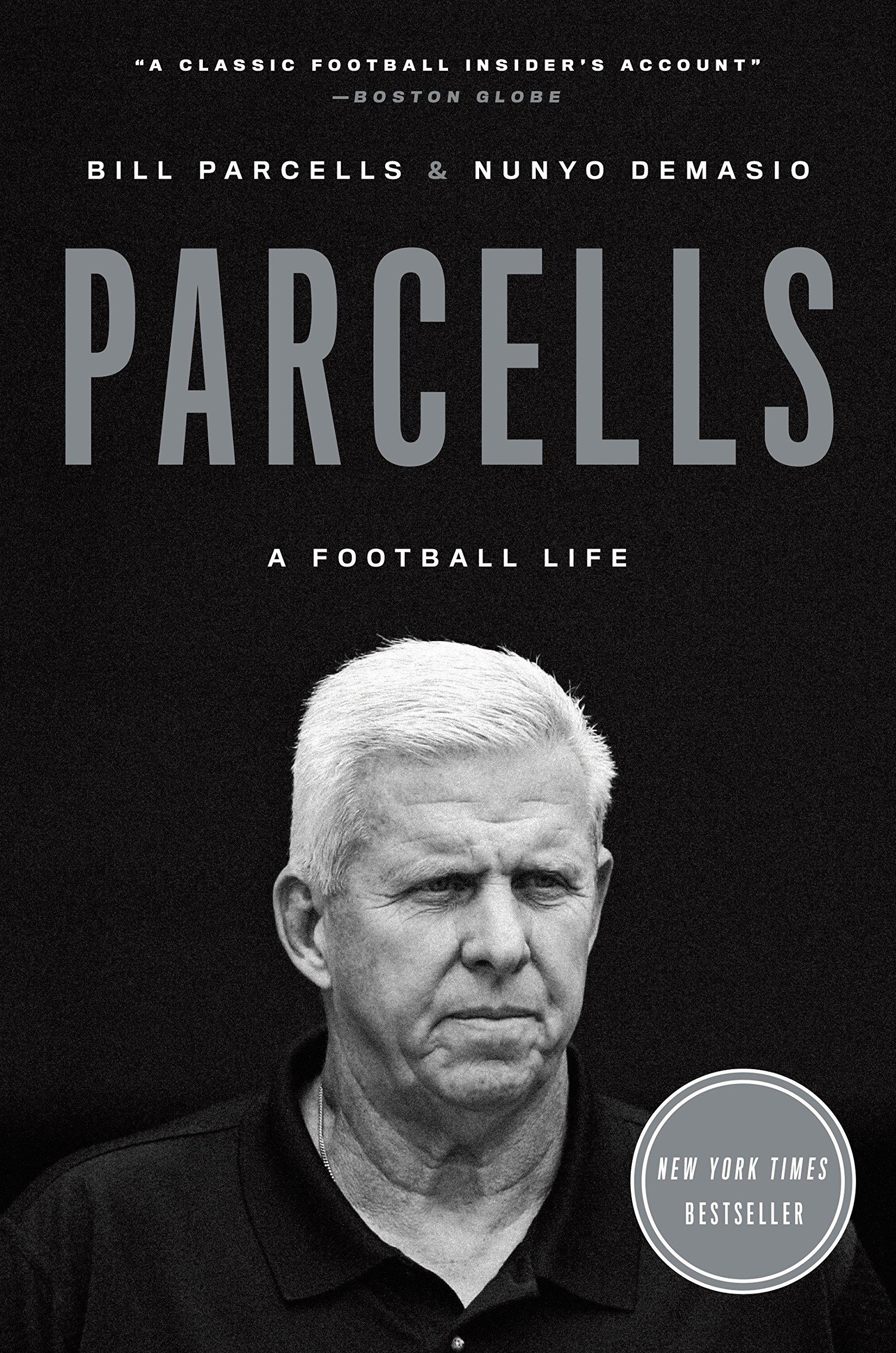 Portada del libro "A Football life" de Bill Parcells